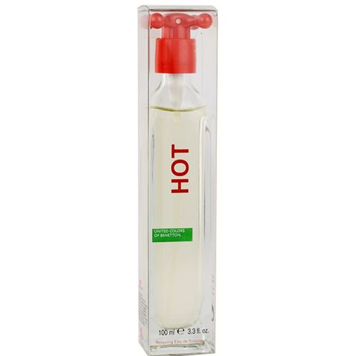 Benetton Hot Eau de Toilette Spray 100ml за жени Benetton Hot Eau de Toilette Spray 100ml за жени
