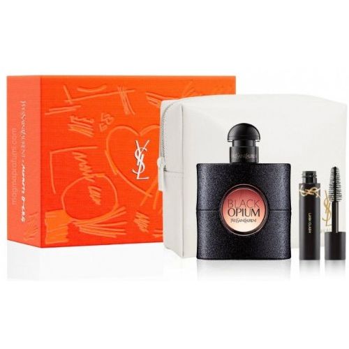 Yves Saint Laurent Black Opium EDP 50 ml + Mascara 2 ml + Несесер комплект за жени