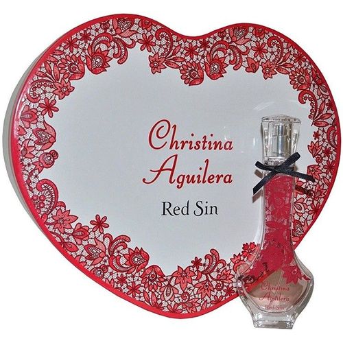 Christina Aguilera Red Sin Eau de Parfum Spray 30ml in Heart Box за жени