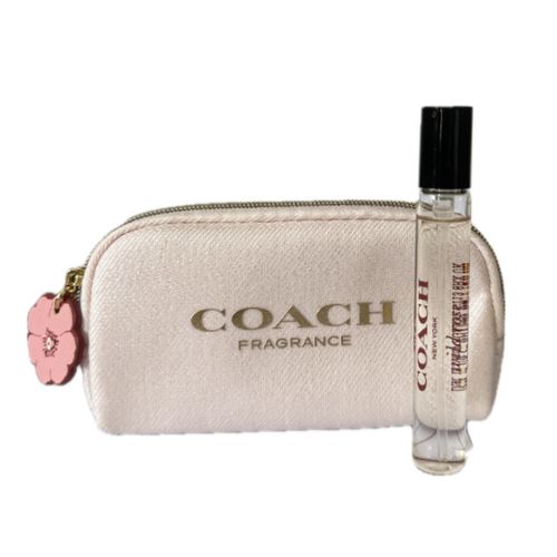 Coach Wild Rose Eau de Parfum Spray 7.5 ml + Pouch за жени