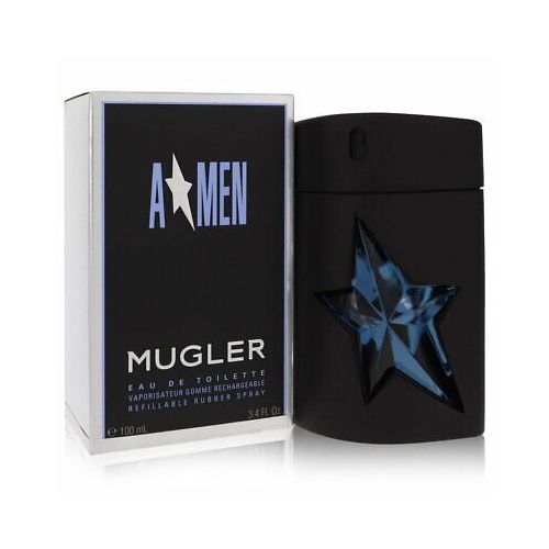 Mugler A Men Eau de Toilette Spray 100 ml Rubber Bottle за мъже Mugler A Men Eau de Toilette Spray 100 ml Rubber Bottle за мъже