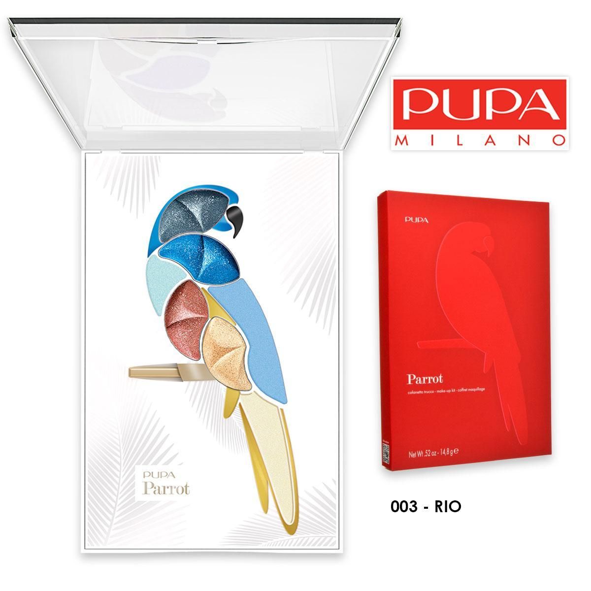Pupa Parrot 003 Rio 010284A003 грим палитра за очи Pupa Parrot 003 Rio 010284A003 грим палитра за очи