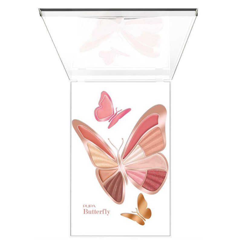 Pupa BUTTERFLY 010289A001 Delicate Rose грим палитра за очи и устни Pupa BUTTERFLY 010289A001 Delicate Rose грим палитра за очи и устни