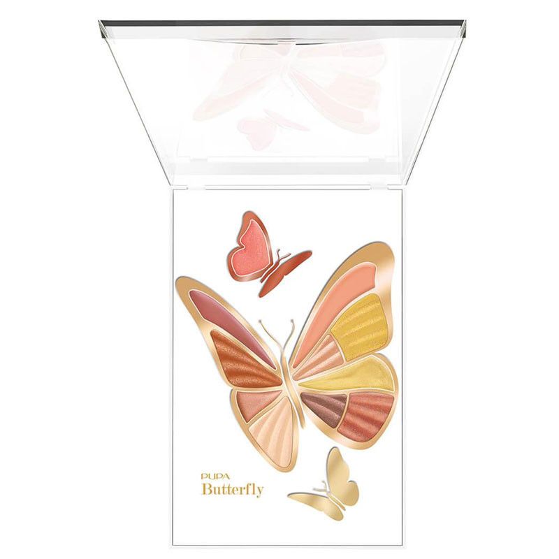 Pupa BUTTERFLY 010289A002 Golden Brown грим палитра за очи и устни Pupa BUTTERFLY 010289A002 Golden Brown грим палитра за очи и устни