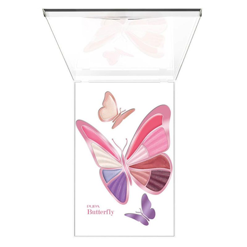 Pupa BUTTERFLY 010289A003 Vibrant Violet грим палитра за очи и устни Pupa BUTTERFLY 010289A003 Vibrant Violet грим палитра за очи и устни