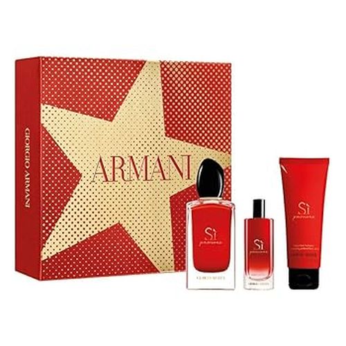 Giorgio Armani Si Passione EDP 100 ml + Body Lotion 75 ml + EDP 10 ml комплект за жени