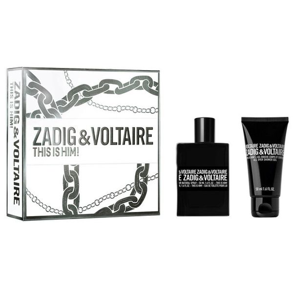Zadig & Voltaire This is Him EDT Spray 50ml + Shower Gel 75ml комплект за мъже Zadig & Voltaire This is Him EDT Spray 50ml + Shower Gel 75ml комплект за мъже